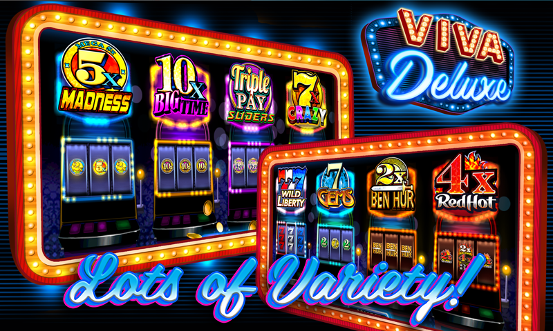 Android application Viva Slots Deluxe! Free Slots screenshort