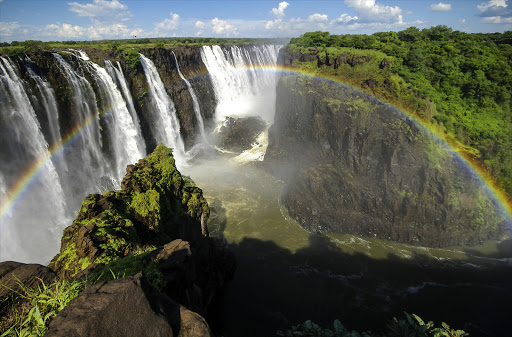 The Victoria Falls.