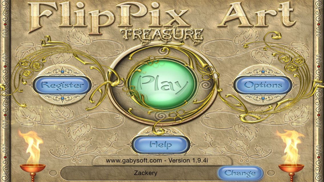 Android application FlipPix Art - Treasure screenshort