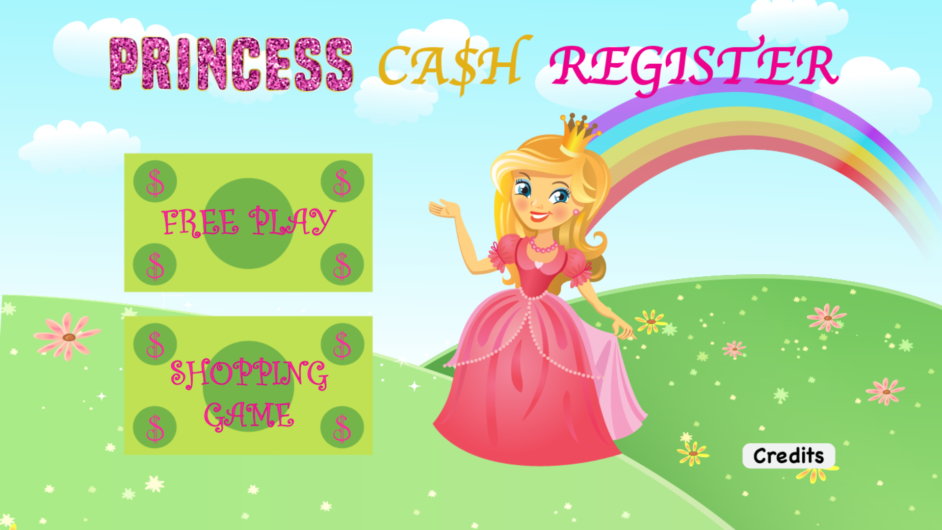 Android application Princess Cash Register screenshort