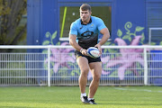 Malcolm Marx during the South African national mens rugby team training session at Saut du Laup on November 13, 2017 in Paris, France. 