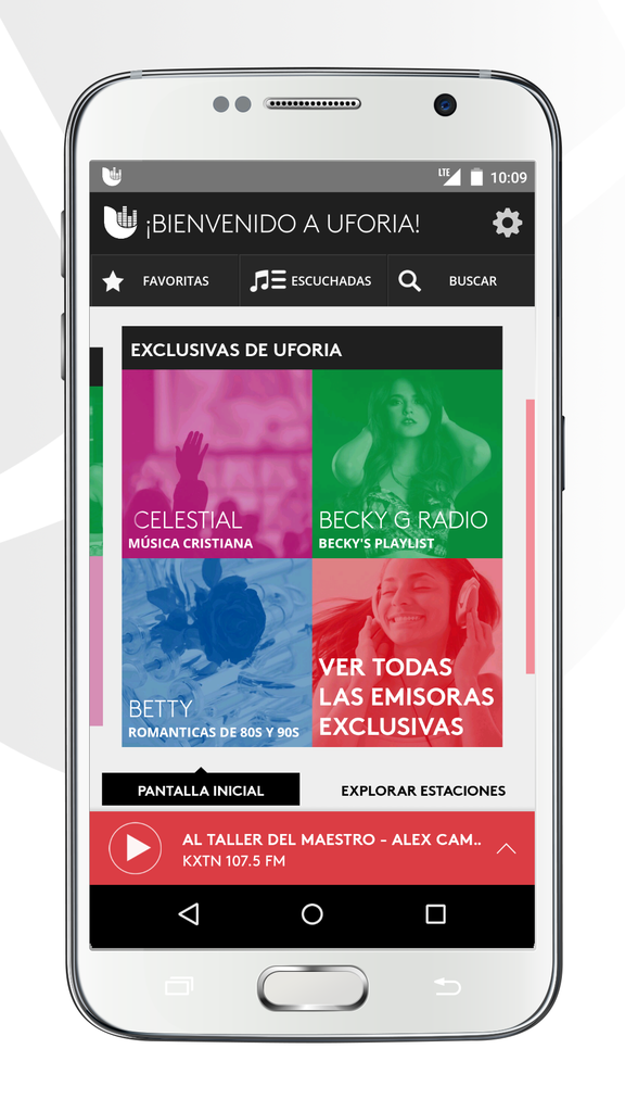 Android application Uforia: Radio, Podcast, Music screenshort