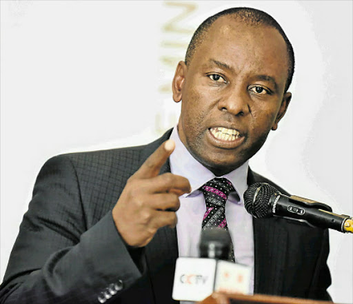 IN THE KNOW: Mineral Resources Minister Mosebenzi Zwane, who seems to have an advanced insight into the outcome of the ANC's leadership race. Picture: FILE