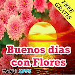 Frases buenos dias con flores Apk