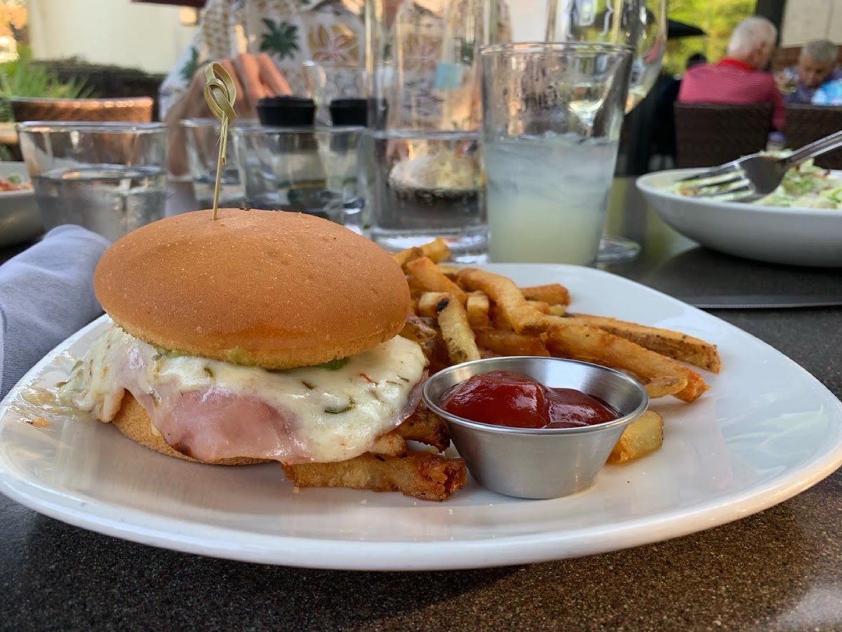 Gluten-Free Burgers at Burtons Grill & Bar