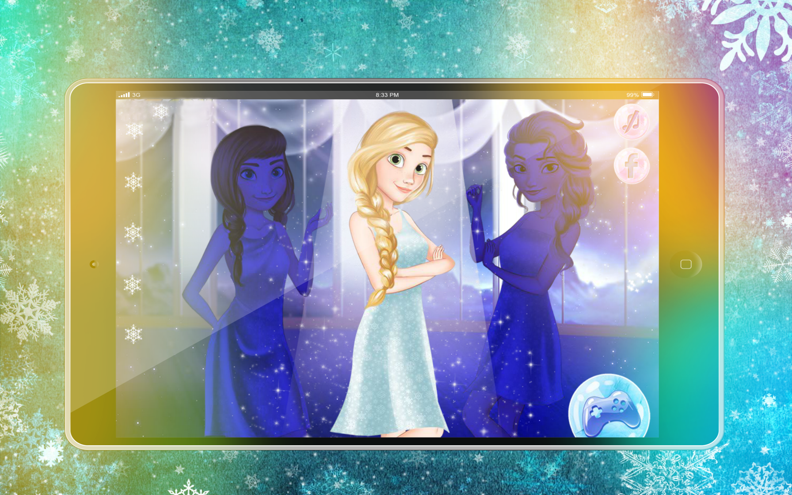 Android application Winter Ball Elsa screenshort