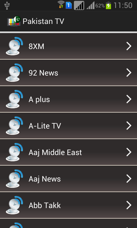 Android application Pakistan TV Channels Online screenshort