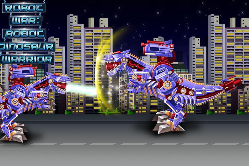 Android application Robot Dinosaur Warrior War screenshort
