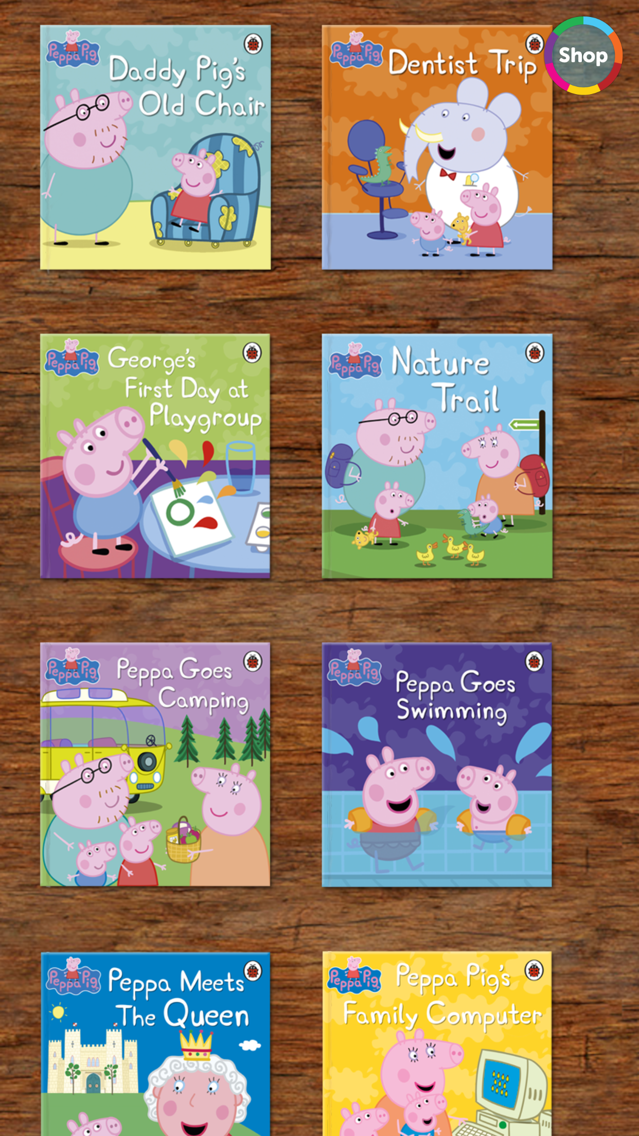 Android application Peppa Pig Me Books screenshort