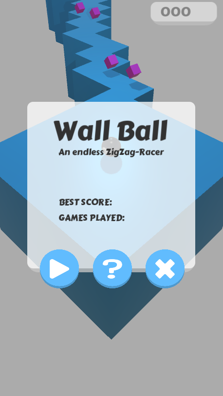 Android application Wall Ball screenshort