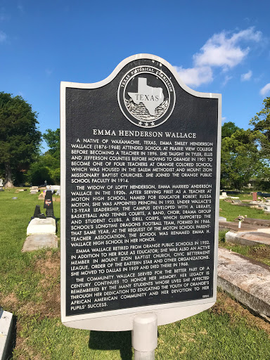 A native of Waxahachie, Texas, Emma Shirley Henderson Wallace (1876-1968) attended school at Prairie View College before becoming a teacher in 1896. She taught in Tyler, Ellis and Jefferson...