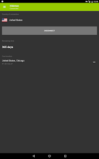 Hideman VPN Screenshot