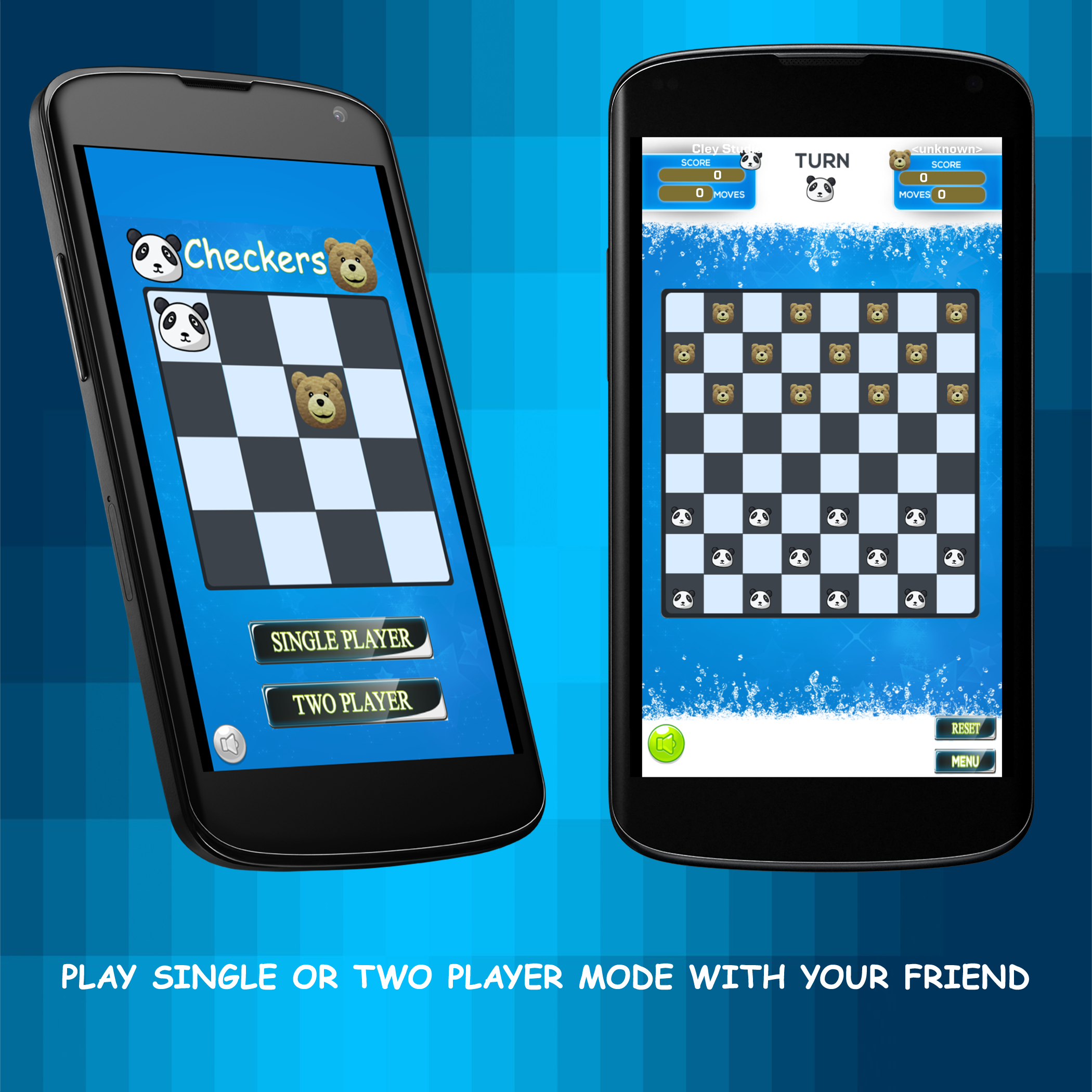 Android application Panda Checkers screenshort