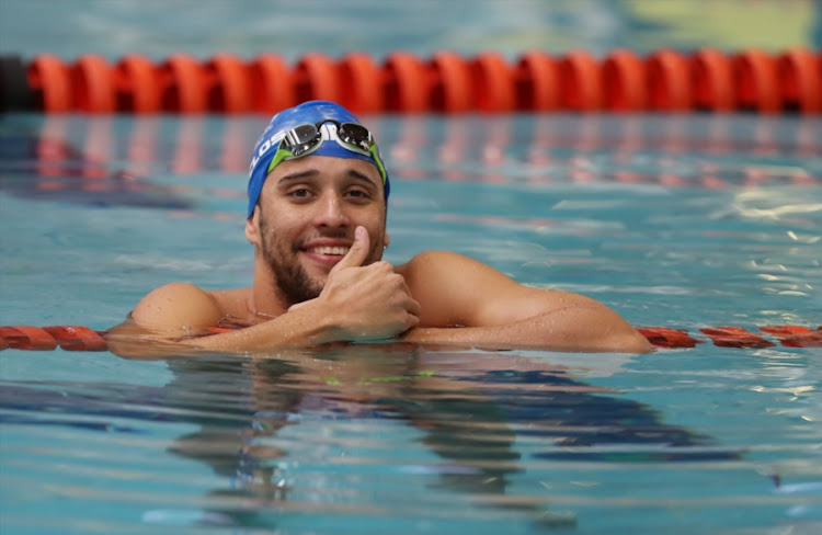 South Africa's star swimmer Chad Le Clos.