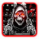 ダウンロード Bloody Skull Gun Keyboard Theme をインストールする 最新 APK ダウンローダ