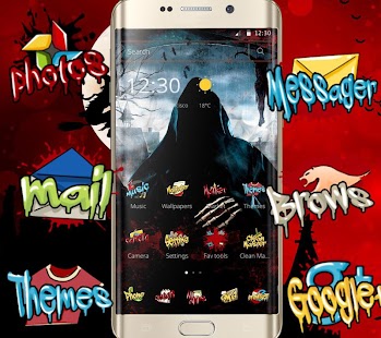 How to mod Halloween graffiti skull wallpaper & lock screen 1.1.4 apk for android