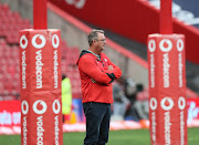 The Emirates Lions head coach Swys de Bruin.