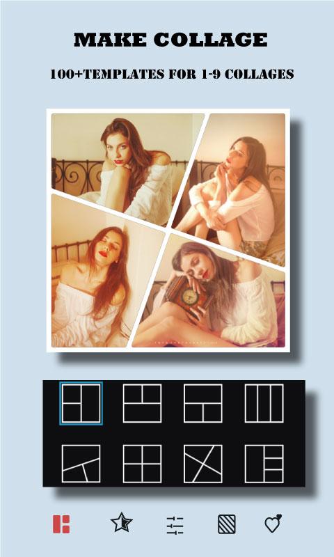Android application Square Fit Photo Collage Maker screenshort