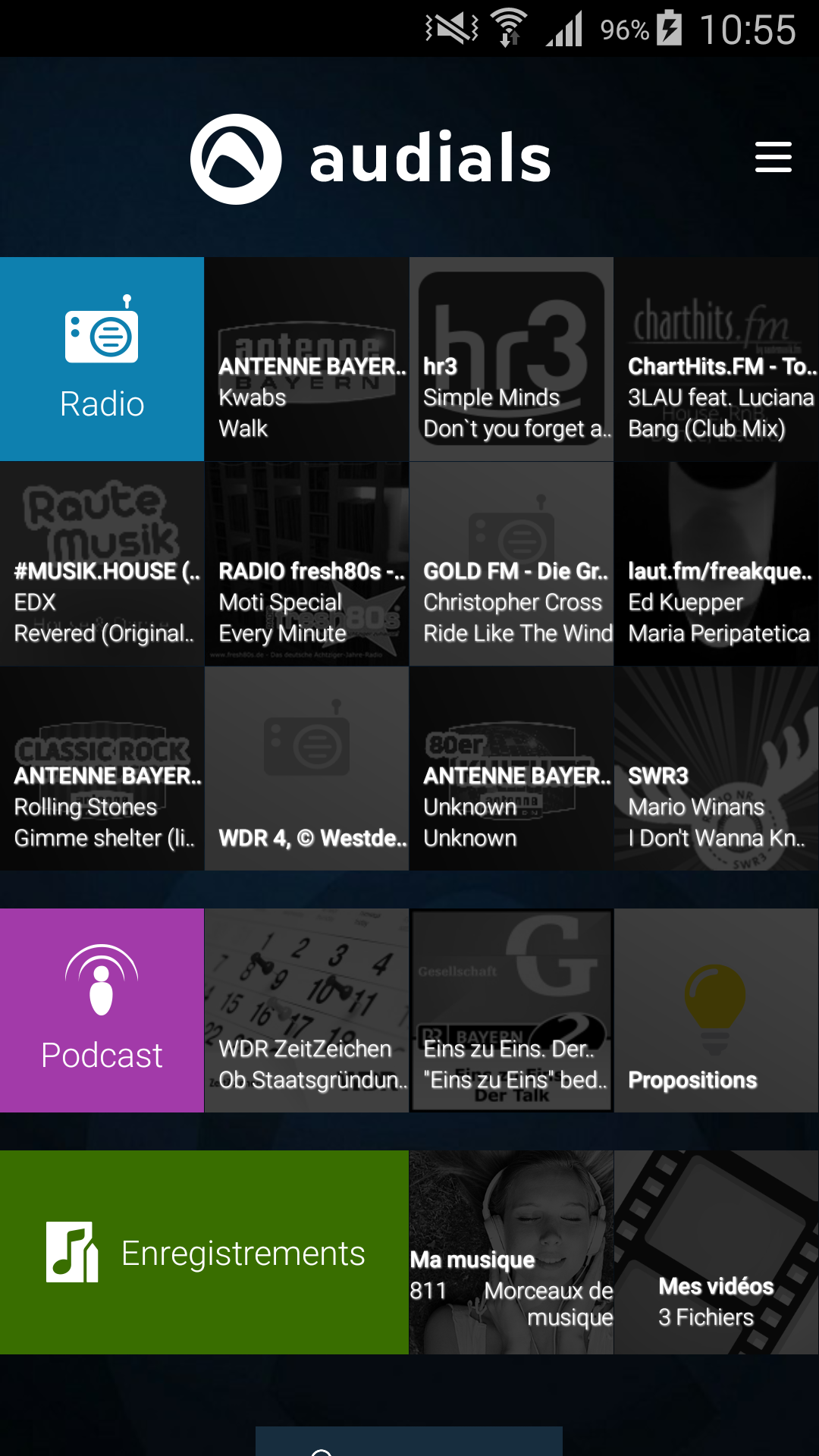 Android application Audials Play: Radio & Podcasts screenshort