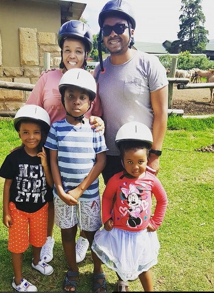 Tumi Morake and her family.