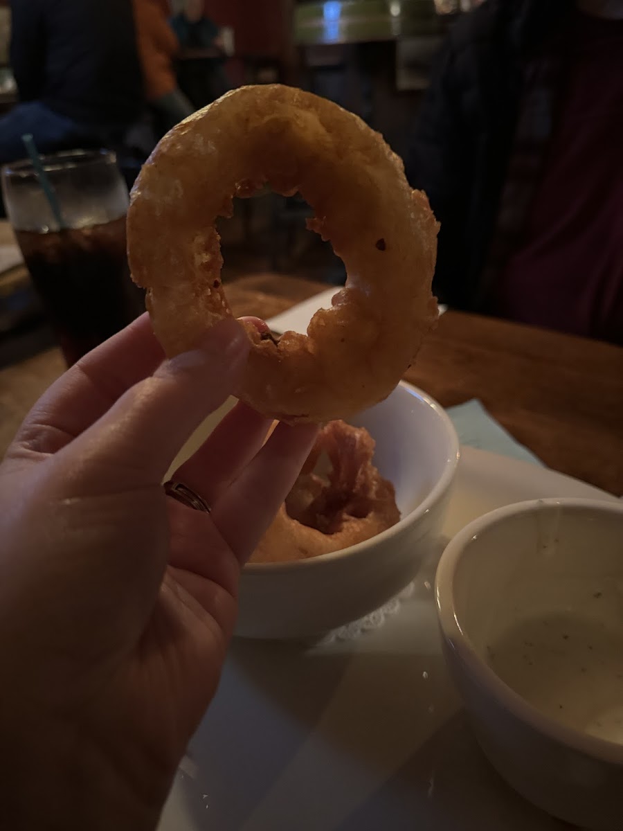 HUGE GF onion rings