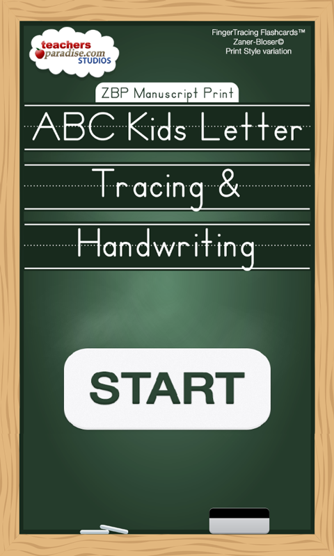 Android application 123s ABCs Kids Handwriting PRO screenshort