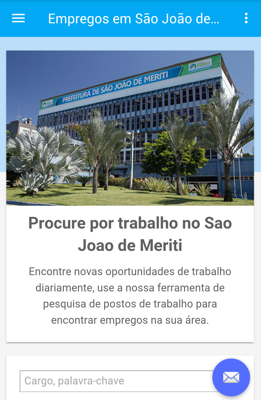 Android application Empregos em Florianópolis screenshort
