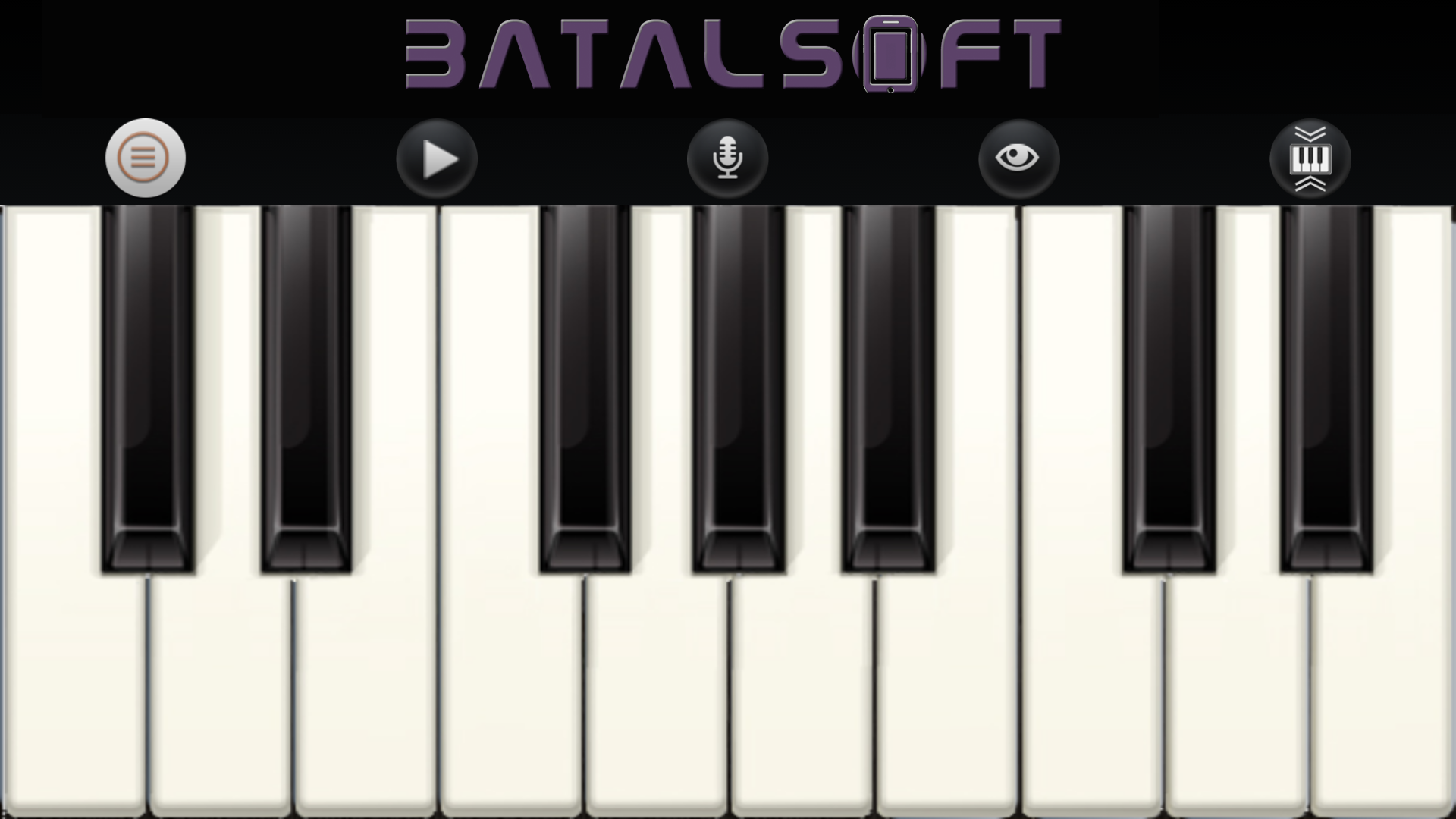 Android application Piano Solo HD screenshort