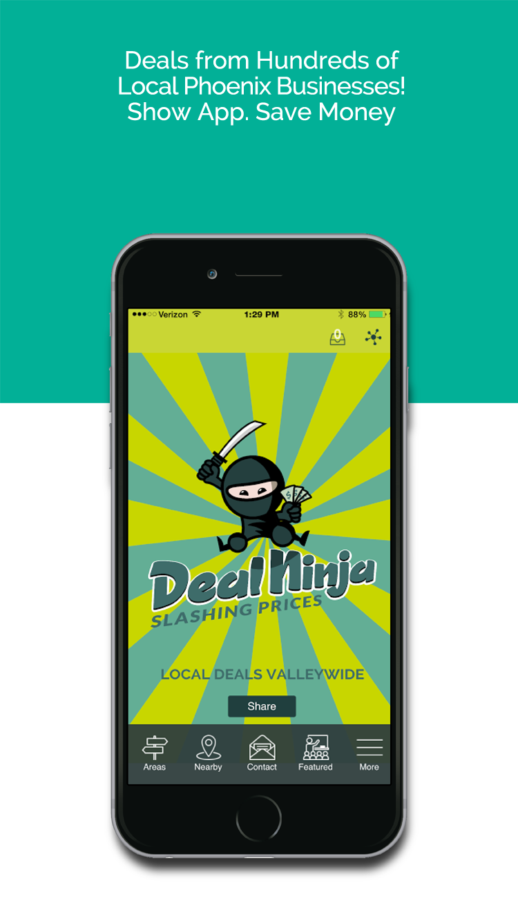 Android application Deal Ninja screenshort