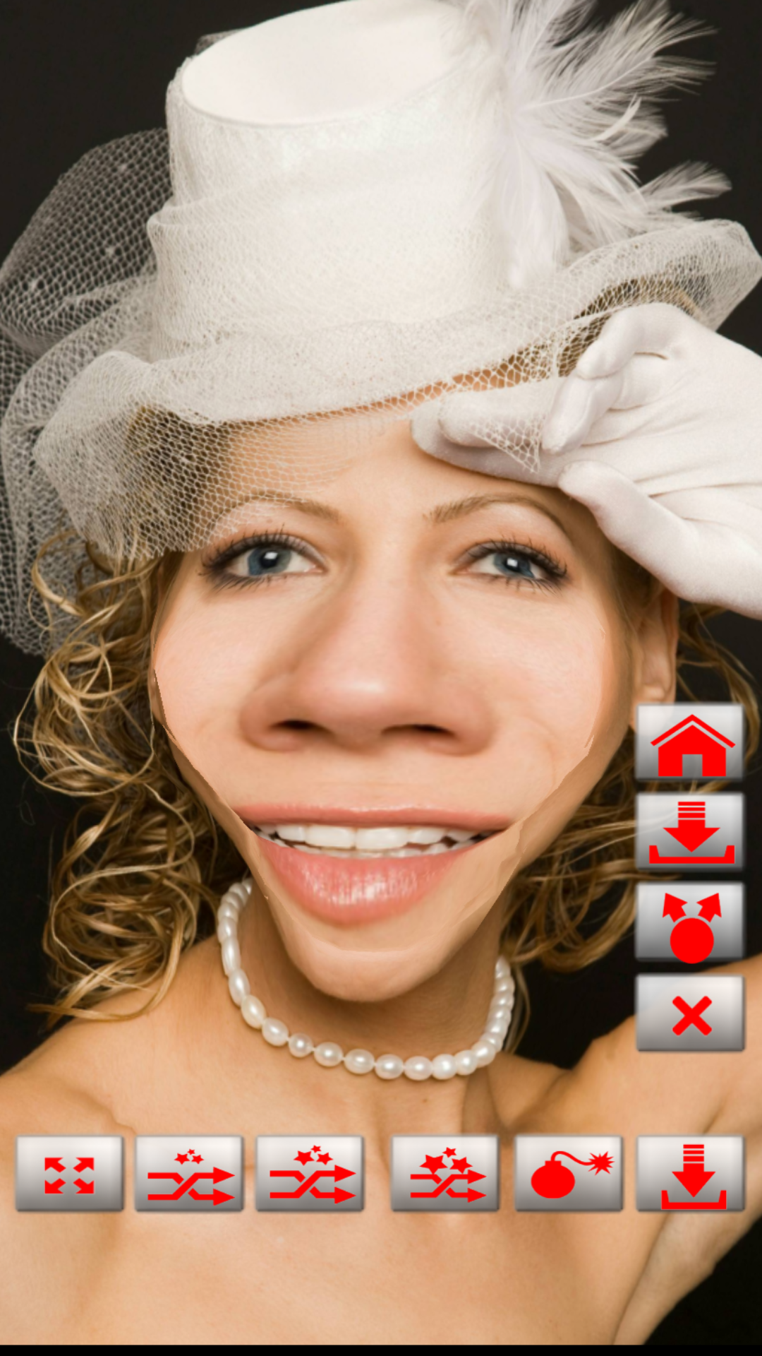 Android application Warp My Face: Fun Photo Editor screenshort