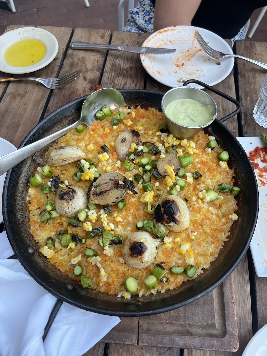 Veggie paella!