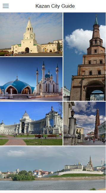 Android application Kazan City Guide screenshort