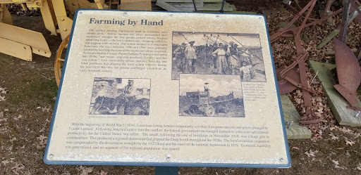 The earliest farming implements used in Louisiana were simple tools. Before tractors and other mechanized farm equipment changed the way people picked cotton, workers spent long hours in the hot...