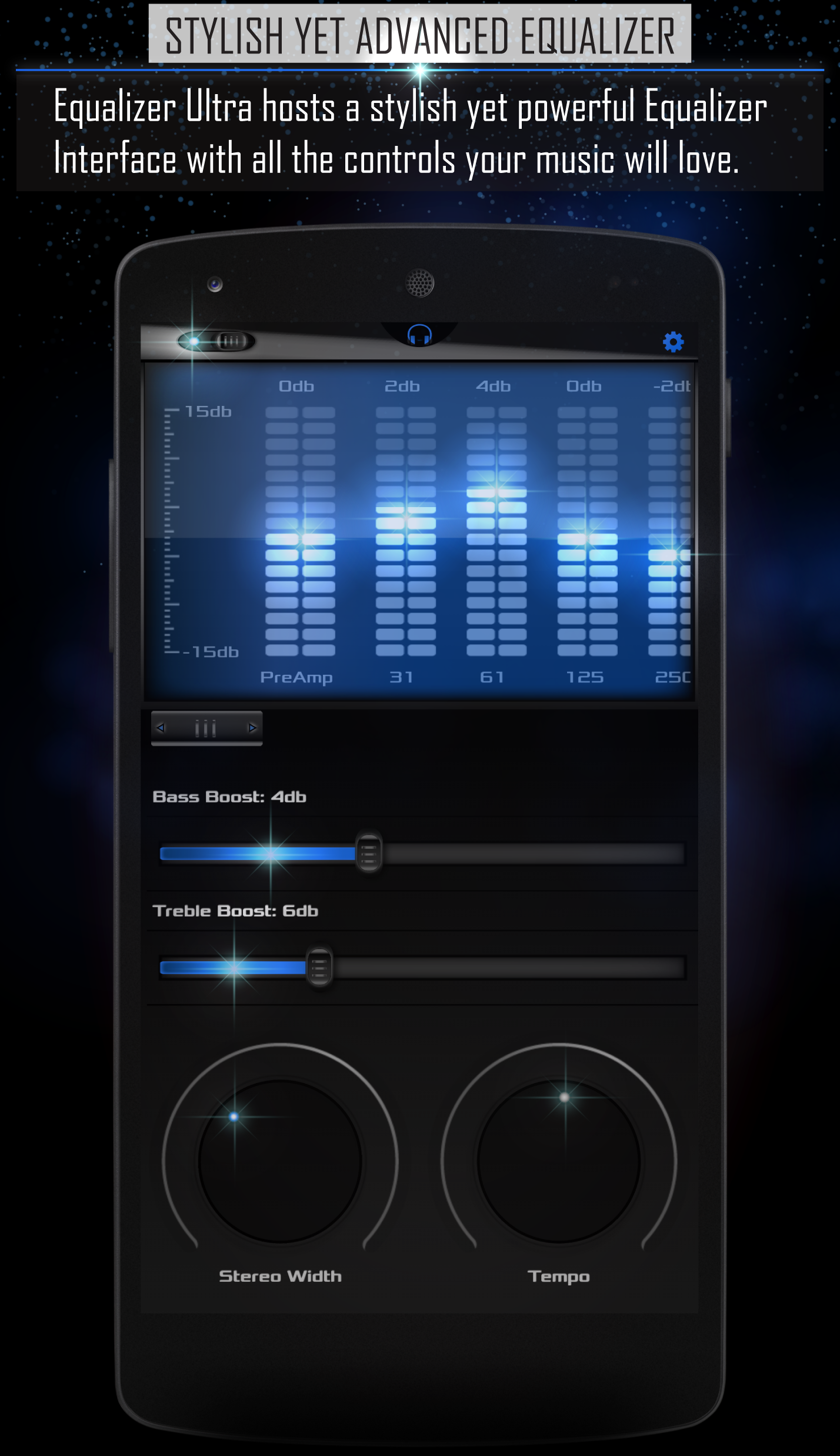 Android application Equalizer Ultra Pro Unlocker screenshort