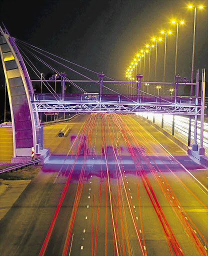 OVERHEADS: The contentious system of e-tolling is due to be implemented in Gauteng on Tuesday