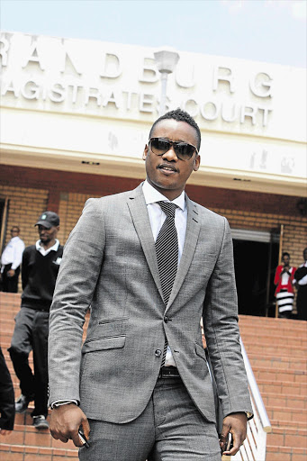 NO PROOF: Duduzane Zuma outside the Randburg Magistrate's Court yesterday during an inquest into the death of Phumzile Ncube, who died after his Porsche hit the taxi she was in