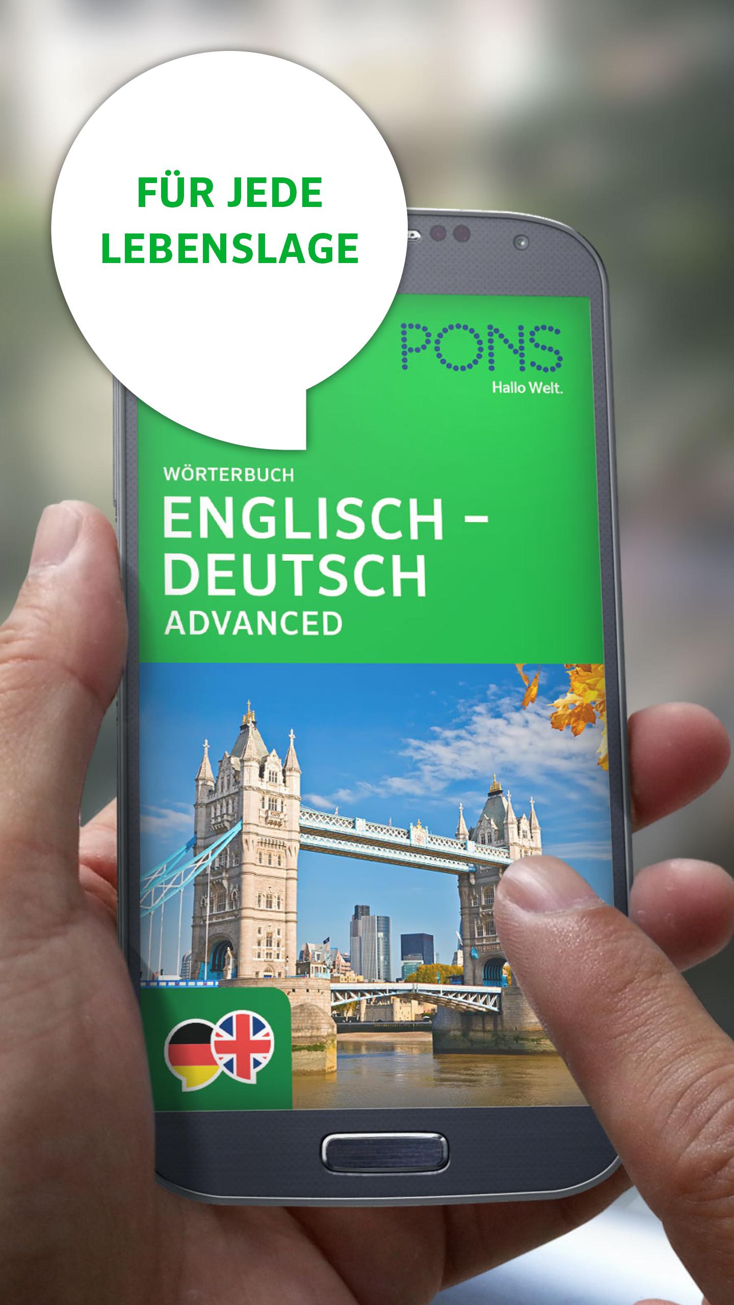 Android application PONS Dictionary German screenshort