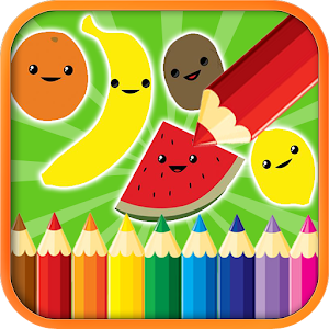 Download Fruits Coloring Pages For Kids For PC Windows and Mac