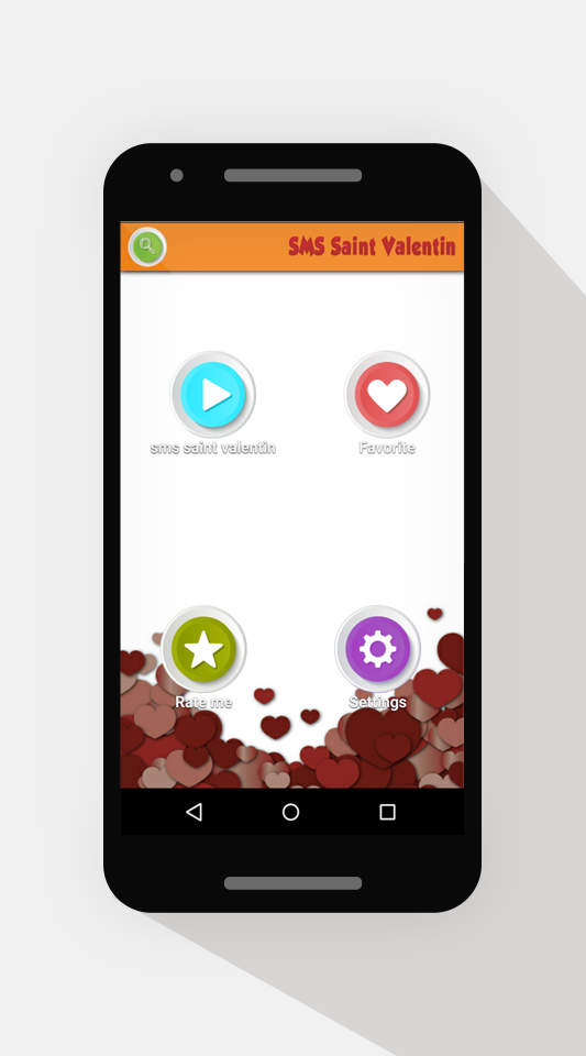 Android application SMS Saint Valentin 2017 screenshort