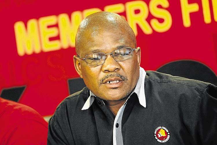 NUM general secretary David Sipunzi. Picture: SUNDAY TIMES