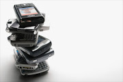 Stack of phones. File photo.