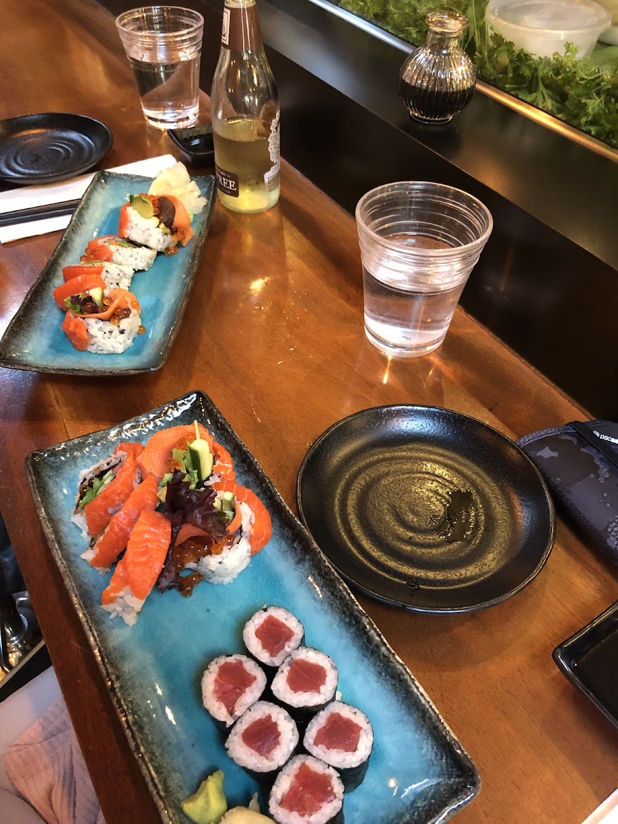 Gluten-Free Sushi at Kishimoto Japanese Restaurant