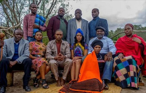 The cast of Mzansi Magic's new drama series Isikizi.