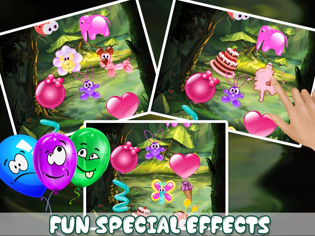 Android application Balloon Pop Kids Games screenshort