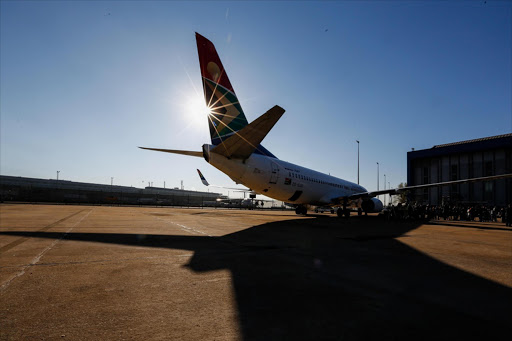 This Boeing 737 operated by SAA made aviation history this week as the first commercial flight in Africa to use jet fuel derived from plant material. SAA and Mango used the biofuel, made from a type of tobacco called Solaris, on flights between Johannesburg and Cape Town on Friday. The plants are being grown in Limpopo by Sunchem SA.