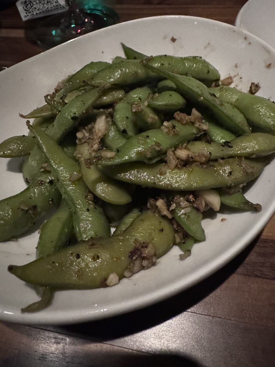 This is the edamame with garlic and butter that everyone raves about. It's totally worth writing home about but if you don't like garlic, count yourself out.