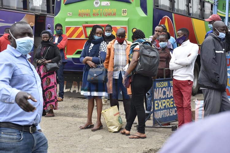 Passengers stranded at Machakos Country Bus due to hiked fares/