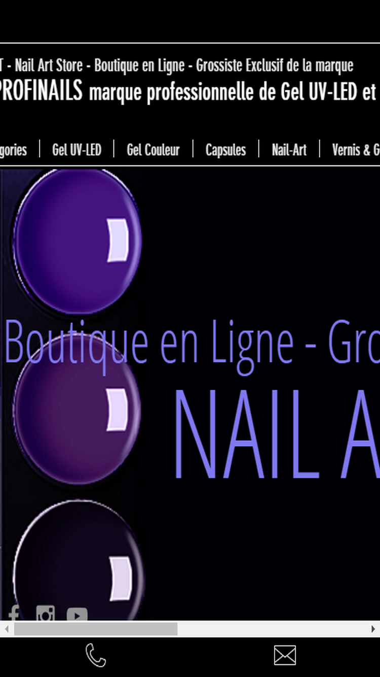 Android application SG PROFINAILS screenshort