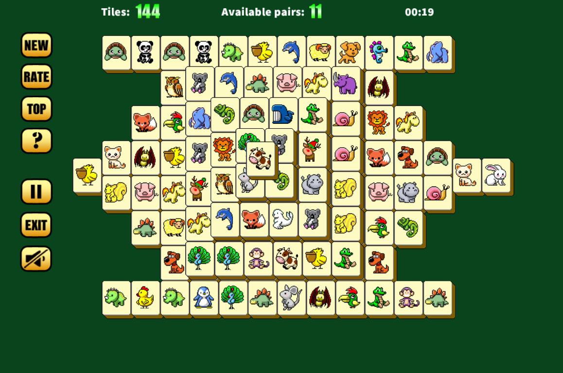 Android application Mahjong Solitaire Animal screenshort
