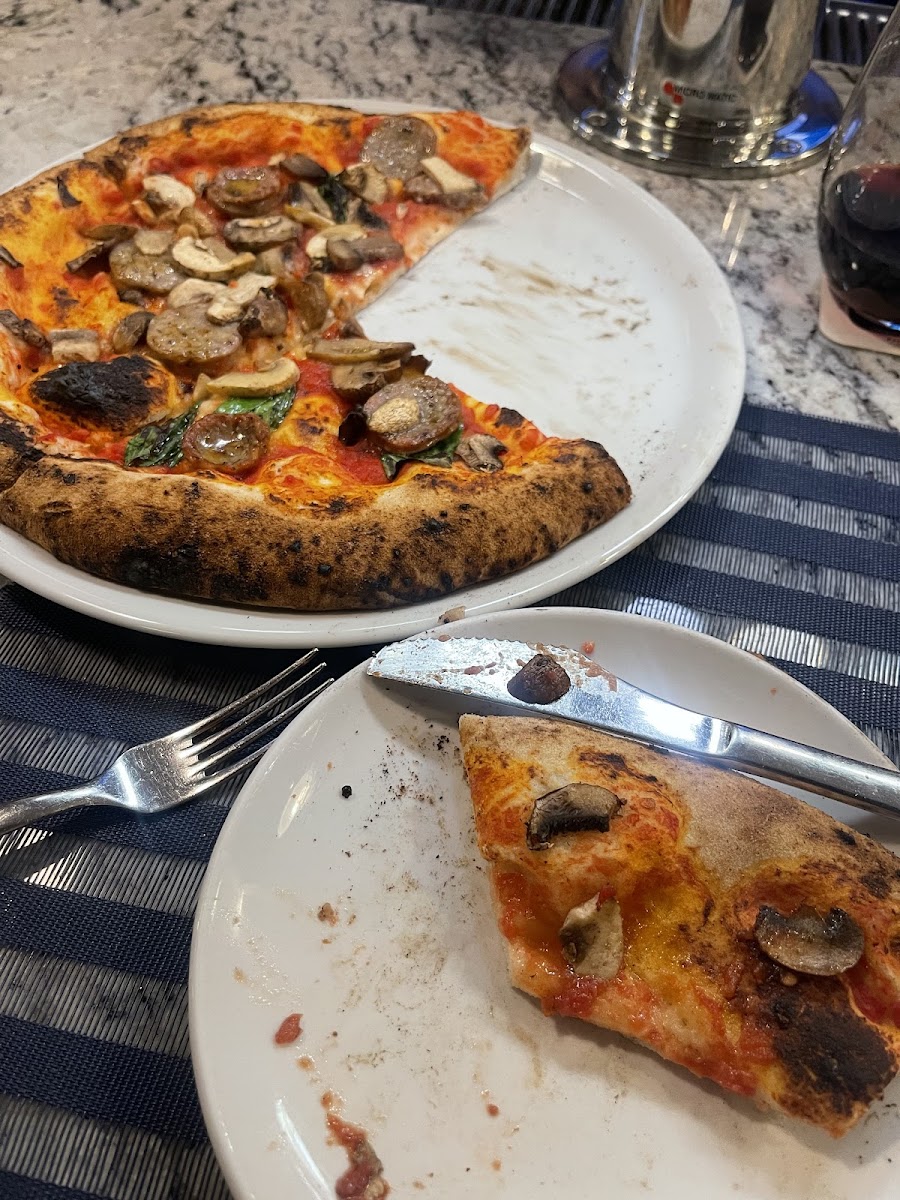 Gluten-Free Pizza at San Giorgio Pizzeria Napoletana